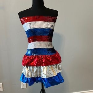 Fourth of July sequin dress